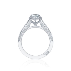 Tacori 18k White Gold Diamond Engagement Ring Semi Mount thumbnail 2