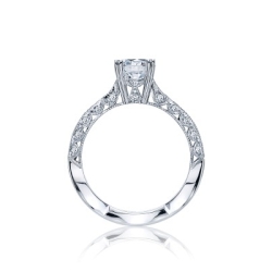 Tacori 18k White Gold Round Diamond Engagement Ring thumbnail 2