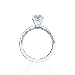 Tacori 18k White Gold Engagement Ring Semi Mount thumbnail 2