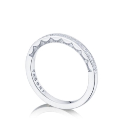 Tacori 14K White Gold Wedding Band thumbnail 2