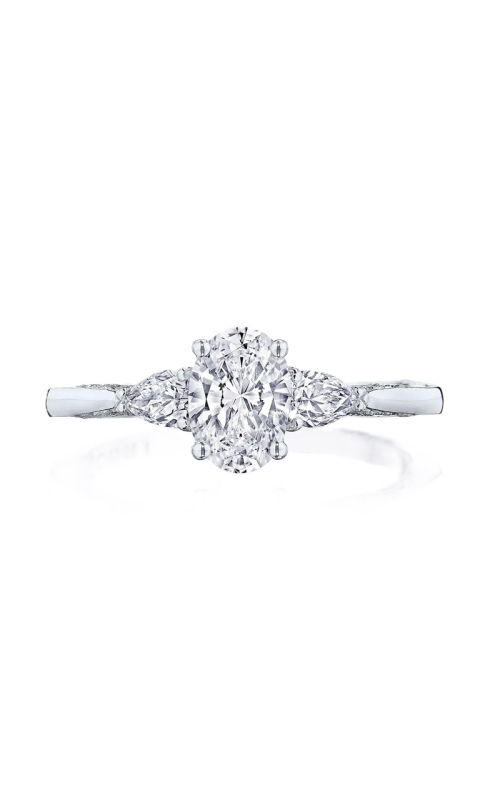 18k White Gold Diamond Semi Mount