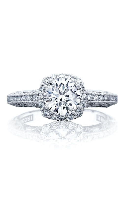 18K White Gold Diamond Ring Semi-Mount