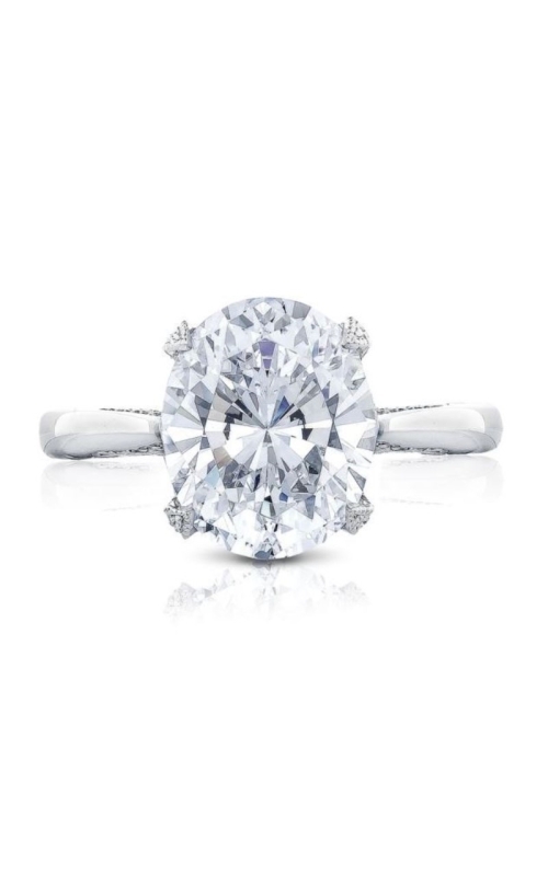 Platinum White Gold Diamond Ring Semi Mount