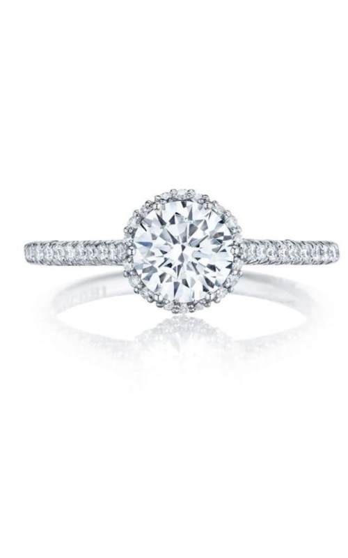 Tacori 18k White Gold Diamond Engagement Ring Semi Mount