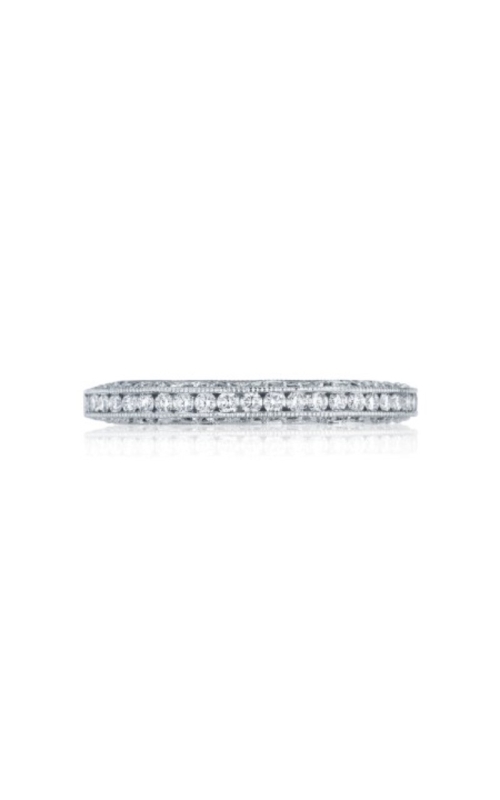 Tacori 18K White Gold Diamond Wedding Band