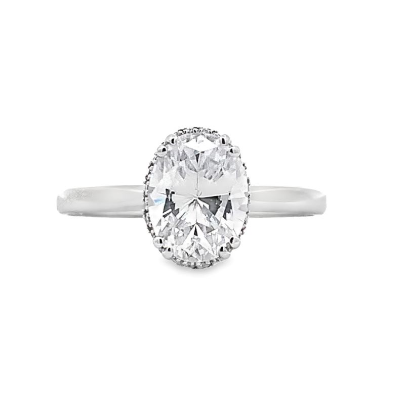 14k White Gold Diamond Semi-Mount Engagement Ring 14k White Gold Diamond Semi-Mount Engagement Ring