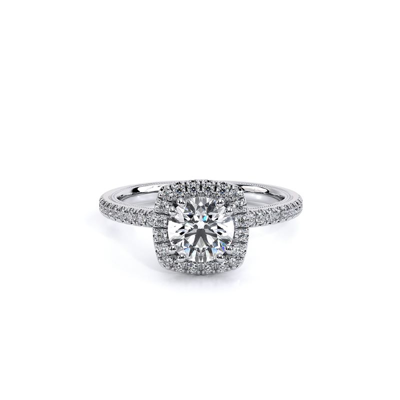 Pave Halo Diamond Engagement Ring Pave Halo Diamond Engagement Ring