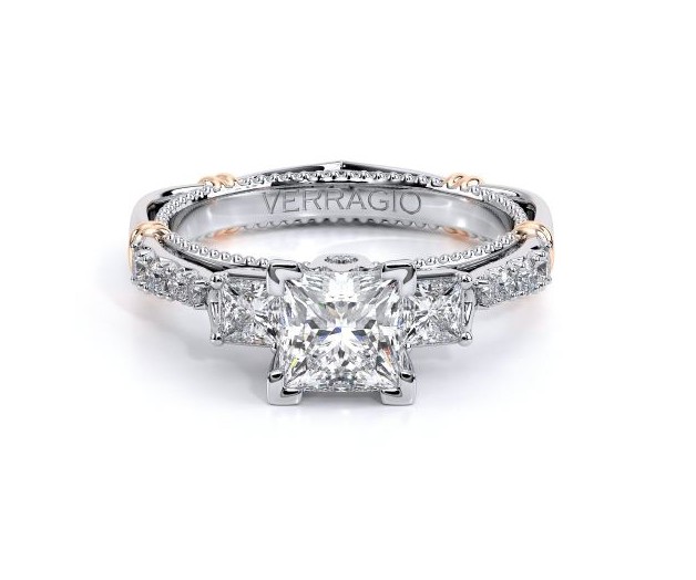 Verragio 14K White Gold Parisian Engagement Ring