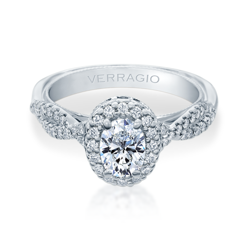 Verragio 14K White Gold Renaissance Engagement Ring