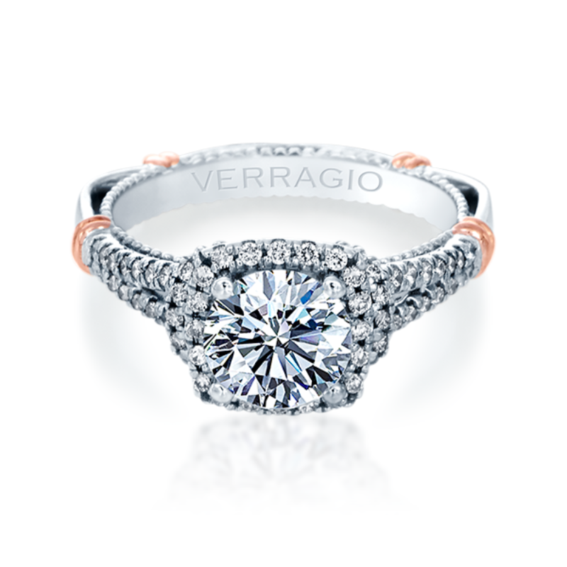 Verragio 14K White Gold Parisian Engagement Ring