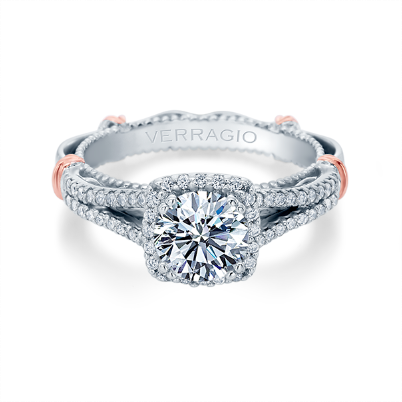 Verragio 14K Two Tone Parisian Engagement Ring Verragio 14K Two Tone Parisian Engagement Ring