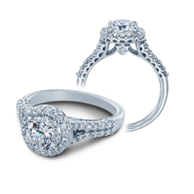 Verragio 14K White Gold Renaissance Engagement Ring Verragio 14K White Gold Renaissance Engagement Ring