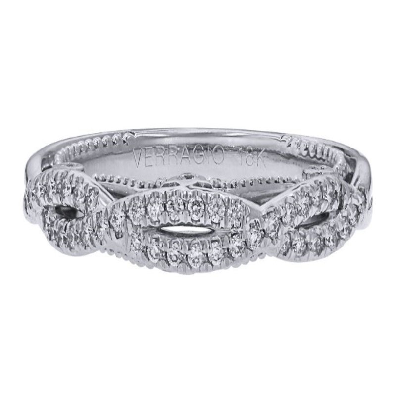 Verragio Pave Twist Diamond Wedding Band