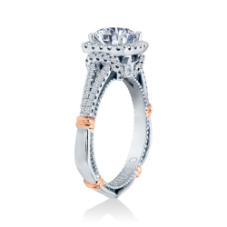 Verragio 14K White Gold Parisian Engagement Ring thumbnail 3