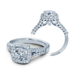 Verragio 14K White Gold Renaissance Engagement Ring thumbnail 1