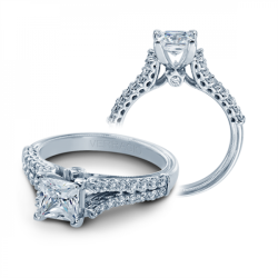 Verragio 14K White Gold Renaissance Engagement Ring thumbnail 1