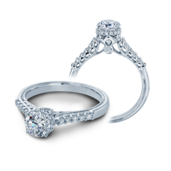 Verragio 14K White Gold Renaissance Engagement Ring thumbnail 1
