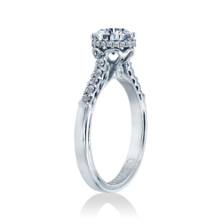 Verragio 14K White Gold Renaissance Engagement Ring thumbnail 3