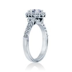 Verragio 14K White Gold Renaissance Engagement Ring thumbnail 3
