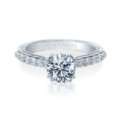 Verragio 14K White Gold Renaissance Engagement Ring