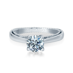 Verragio 18K White Gold Inisgnia Engagement Ring