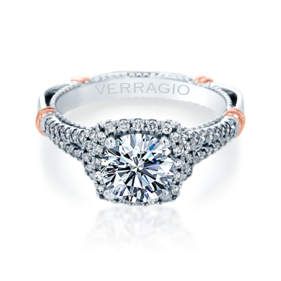 Verragio 14K White Gold Parisian Engagement Ring
